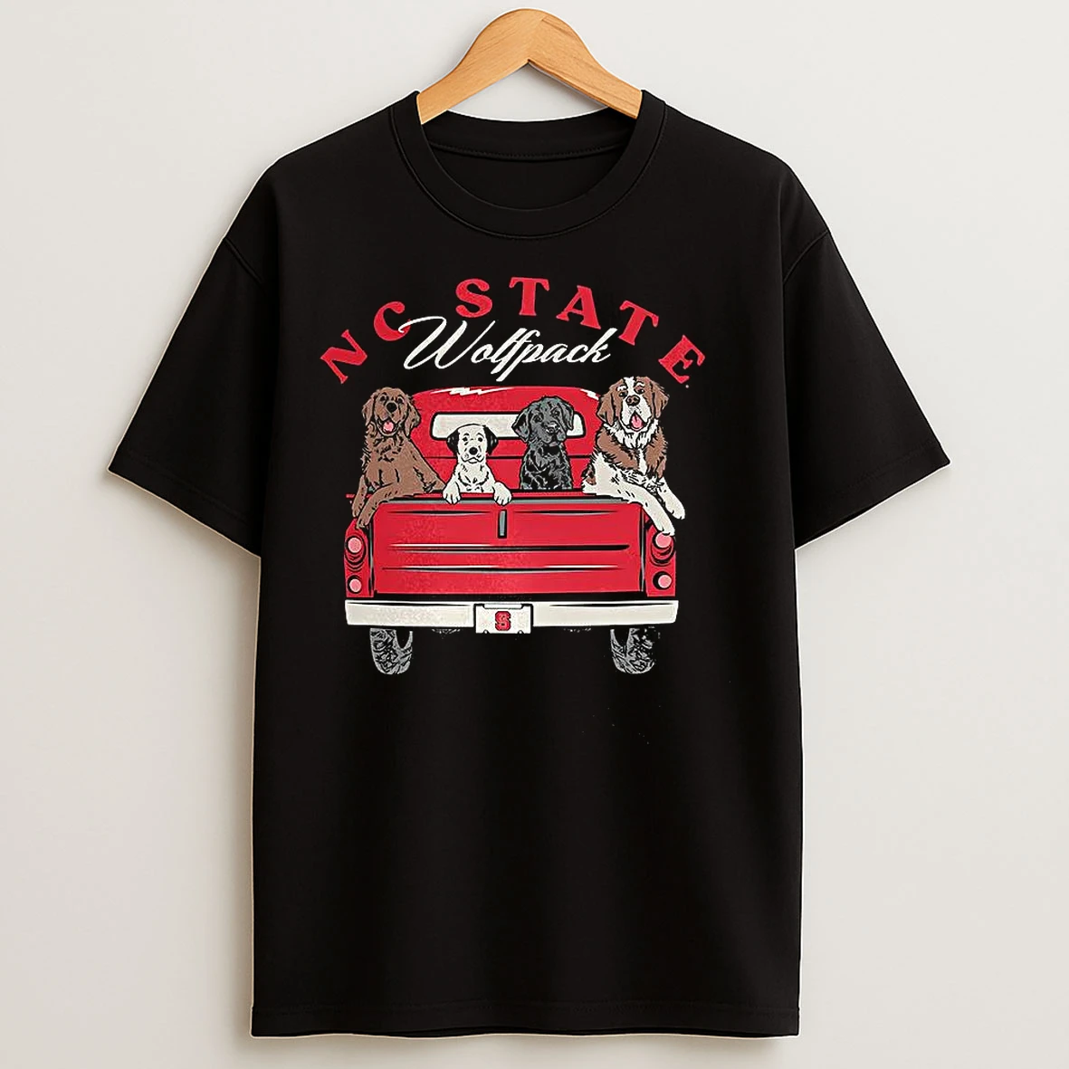 Classic Nc State Wolfpack Football Seafoam Best Friends Truck T Shirts