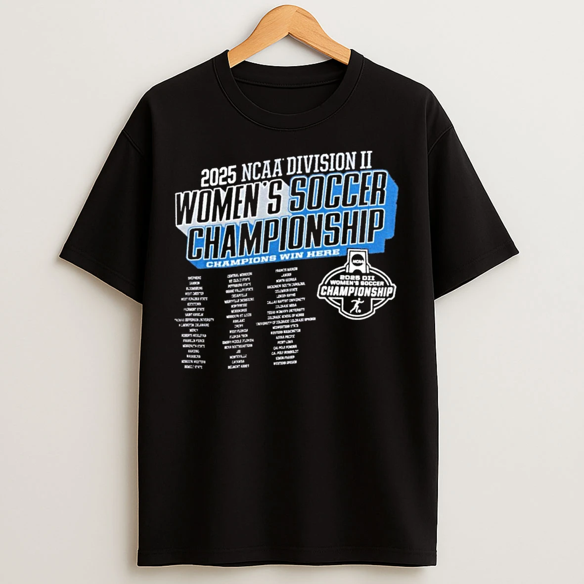 Classic Ncaa Dii Womens Soccer 1st 2nd Rounds T Shirts