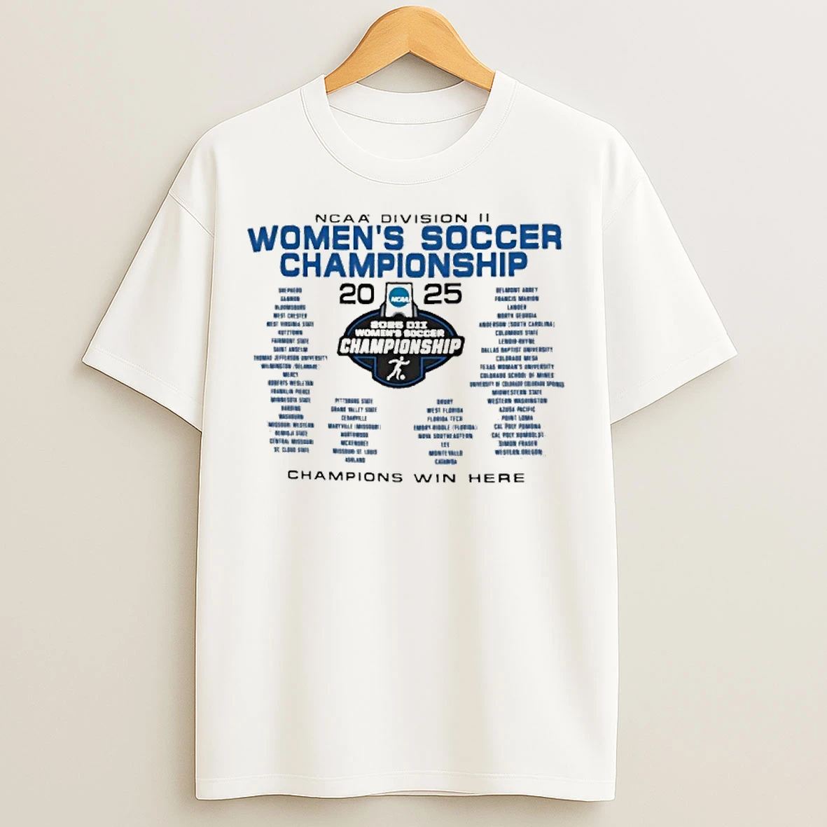 Classic Ncaa Dii Womens Soccer Championship 2025 T Shirts