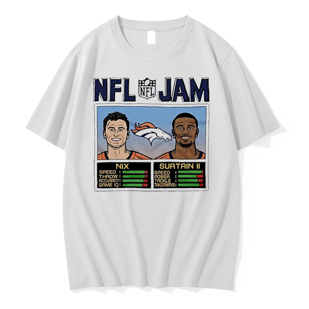 Classic Nfl Jam Broncos Nix And Surtain Ii T Shirts