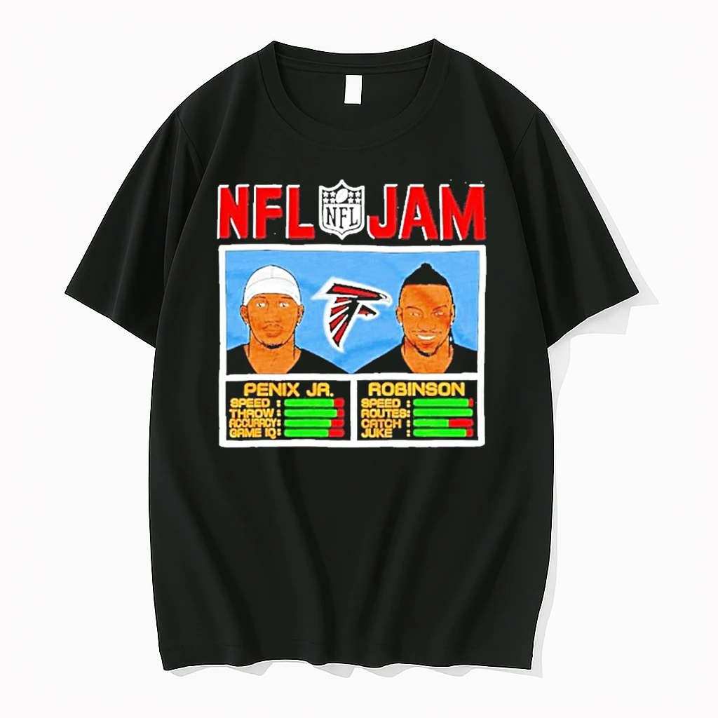 Classic Nfl Jam Falcons Penix Jr And Robinson T Shirts