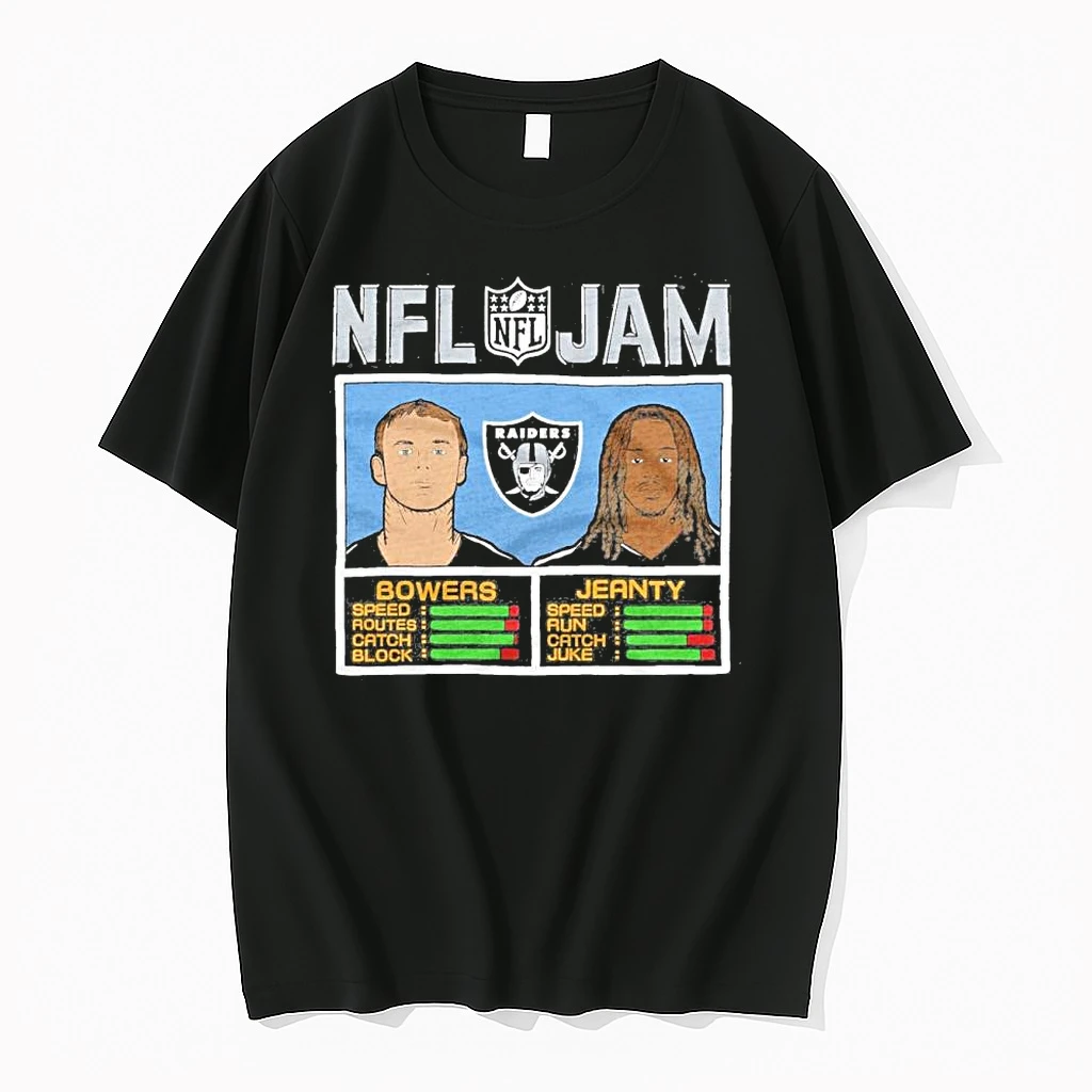 Classic Nfl Jam Raiders Bowers And Jeanty T Shirts