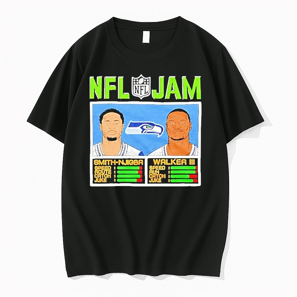 Classic Nfl Jam Seahawks Smith Njigba And Walker Iii T Shirts