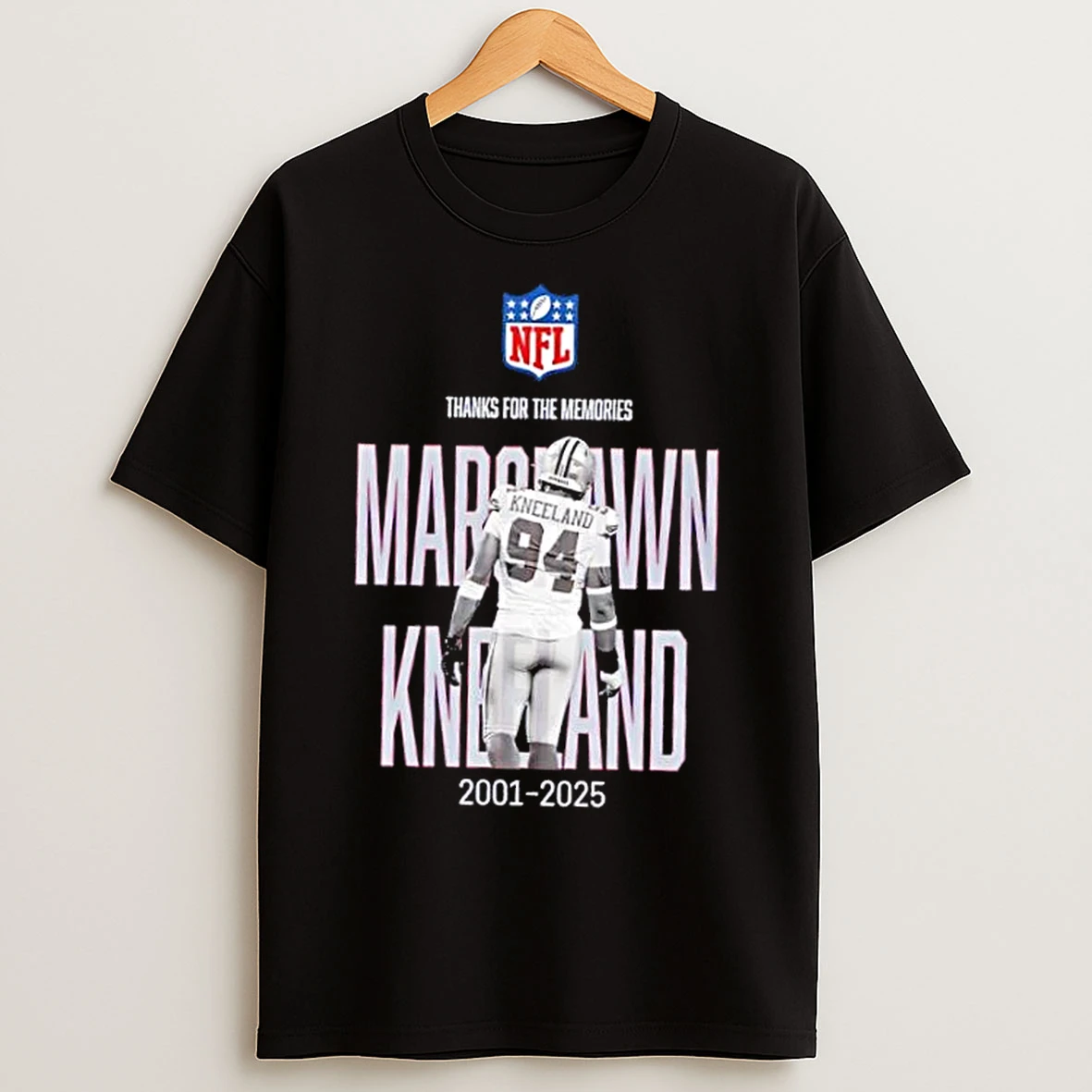 Classic Nfl Marshawn Kneeland Dallas Cowboys Thank You For The Memories T Shirts