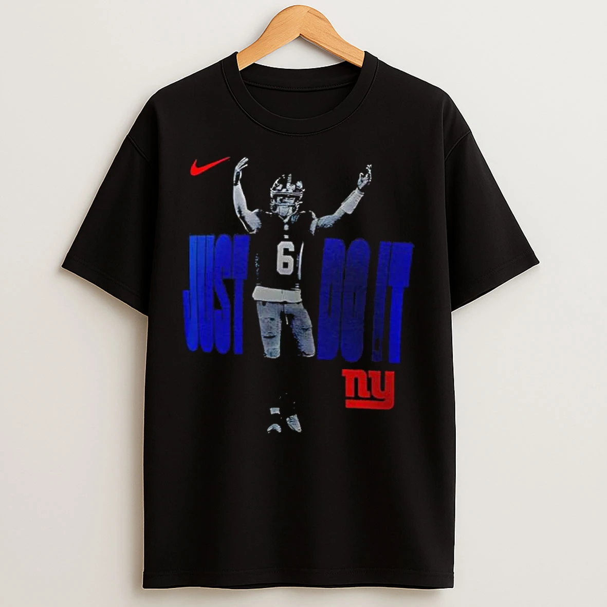 Classic Ny Giants Jaxson Dart Just Do It T Shirts