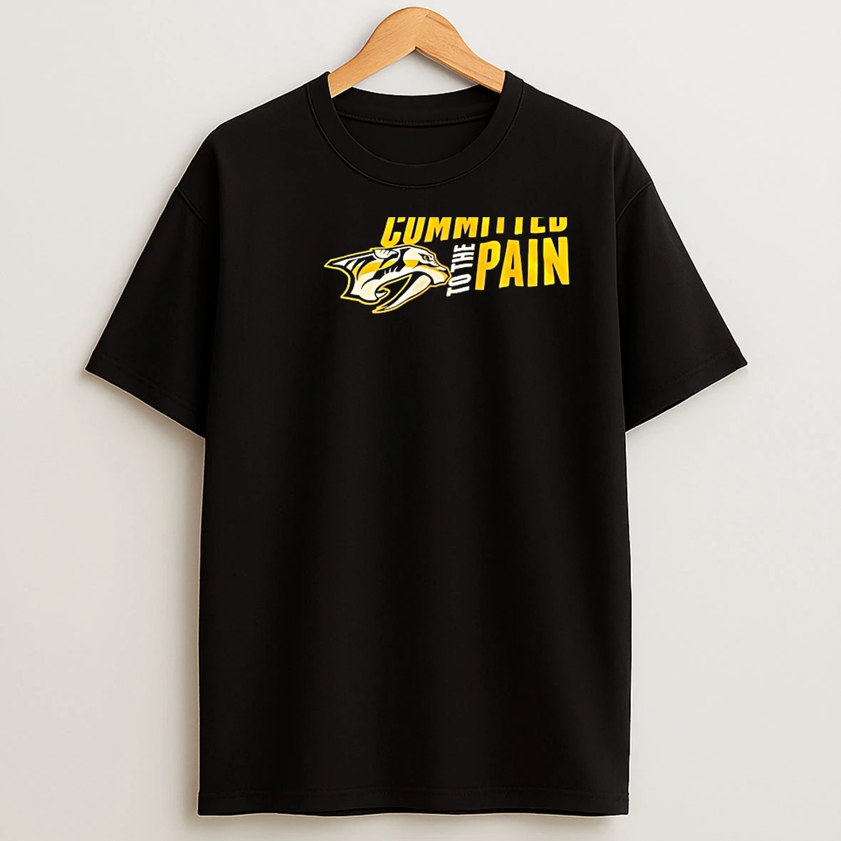 Classic Nashville Predators Committed To The Pain T Shirts