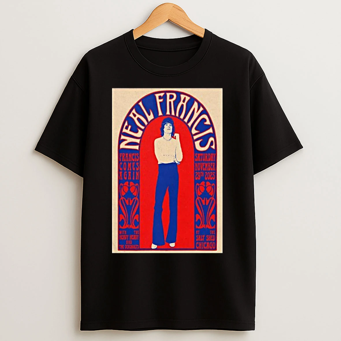 Classic Neal Francis Chicago Il November 29 2025 T Shirts
