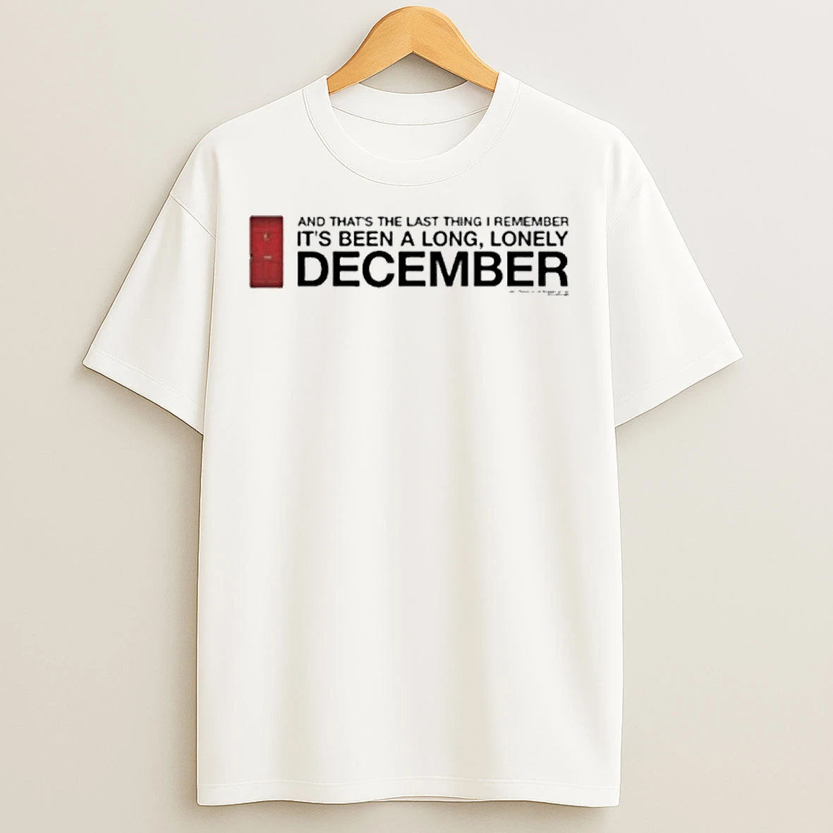 Classic Neck Deep And Thats The Last Thing I Remember Its Been A Long Lonely December Premium T Shirts