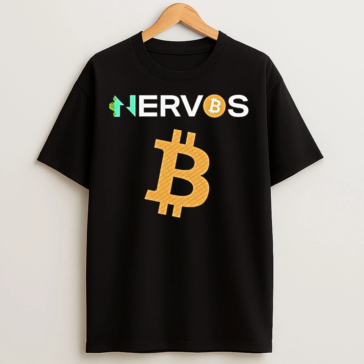 Classic Nervos And Bitcoin Logo T Shirts