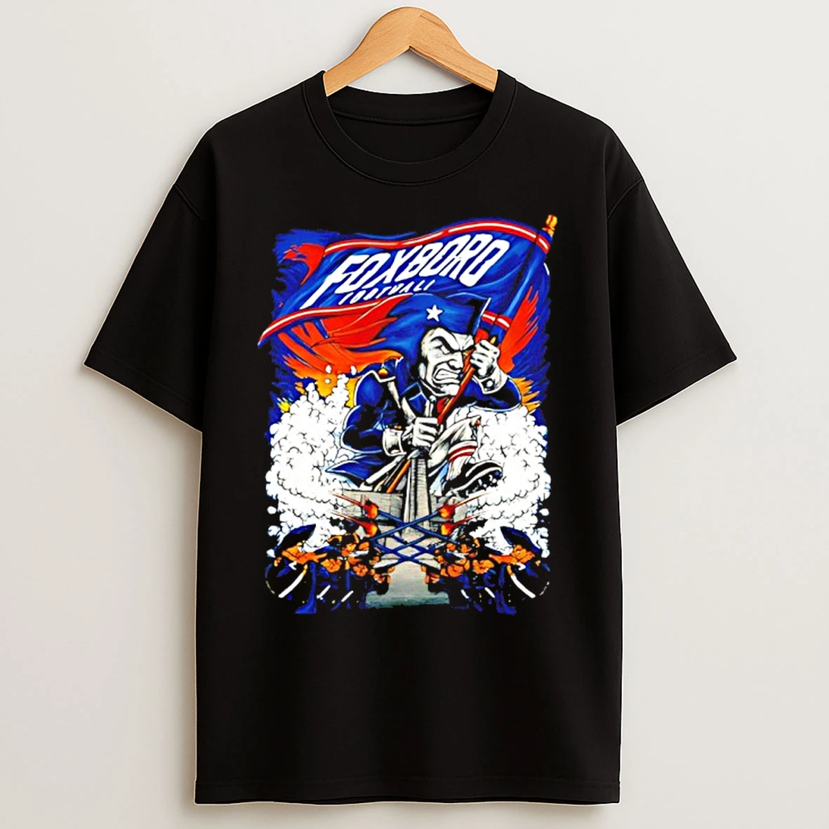 Classic New England Patriots Foxboro Faithful Graphic T Shirts