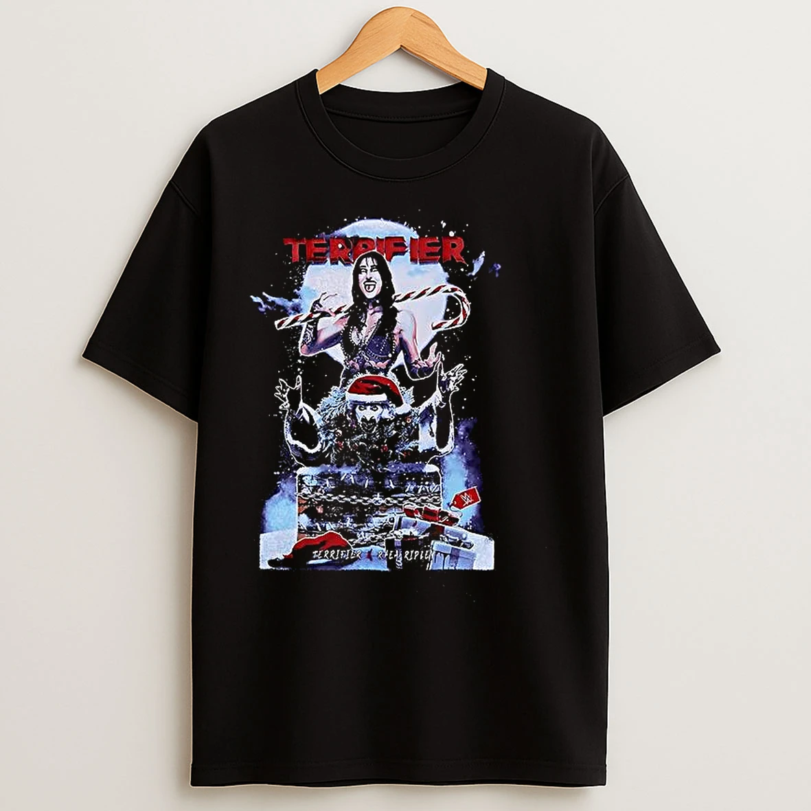 Classic New Rhea X Terrifier Christmas T Shirts