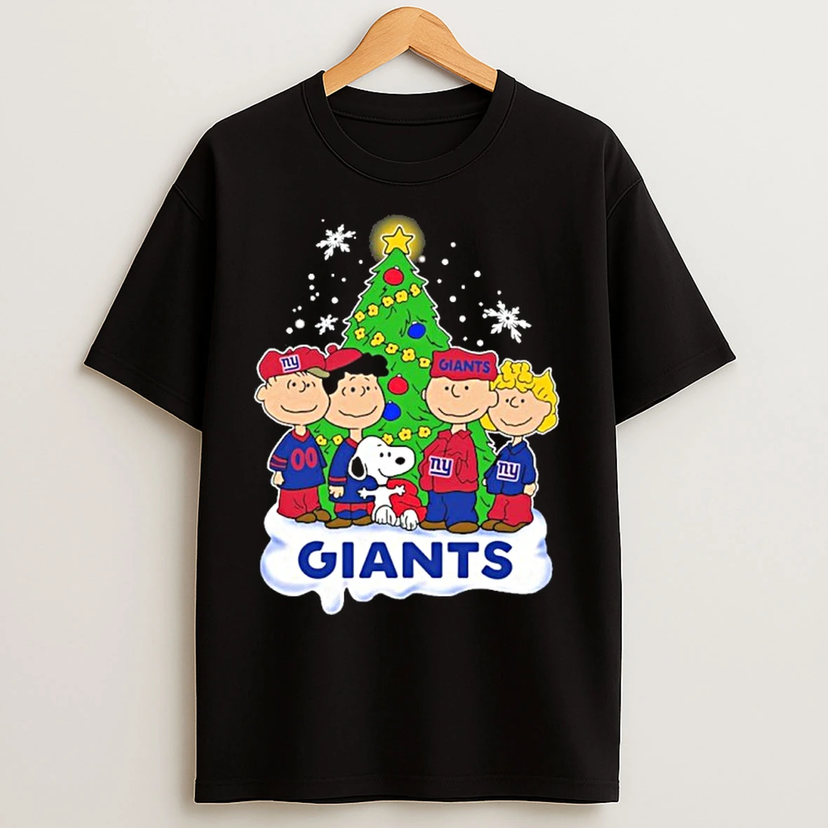 Classic New York Giants X The Peanuts Christmas 2025 T Shirts