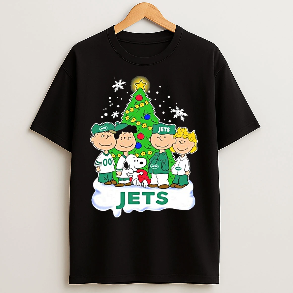 Classic New York Jets X The Peanuts Christmas 2025 T Shirts