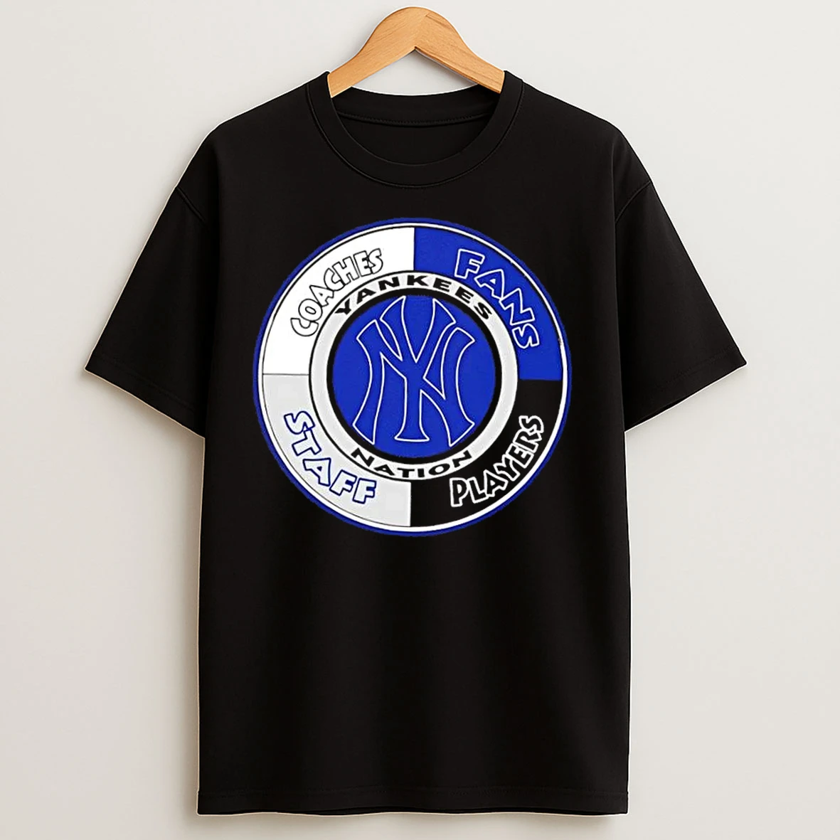 Classic New York Yankees Nation Coaches Fans Staff Players T Shirts