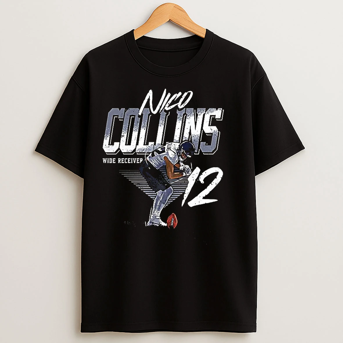 Classic Nico Collins Houston Texas Football Number 12 Wide Receiver T Shirts