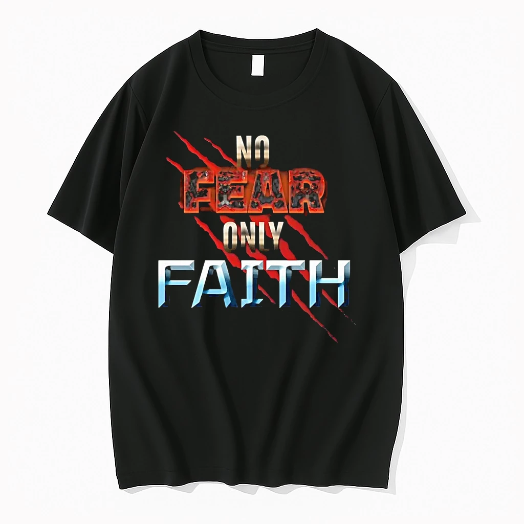 Classic No Fear Only Faith Joshua 1 9 T Shirts