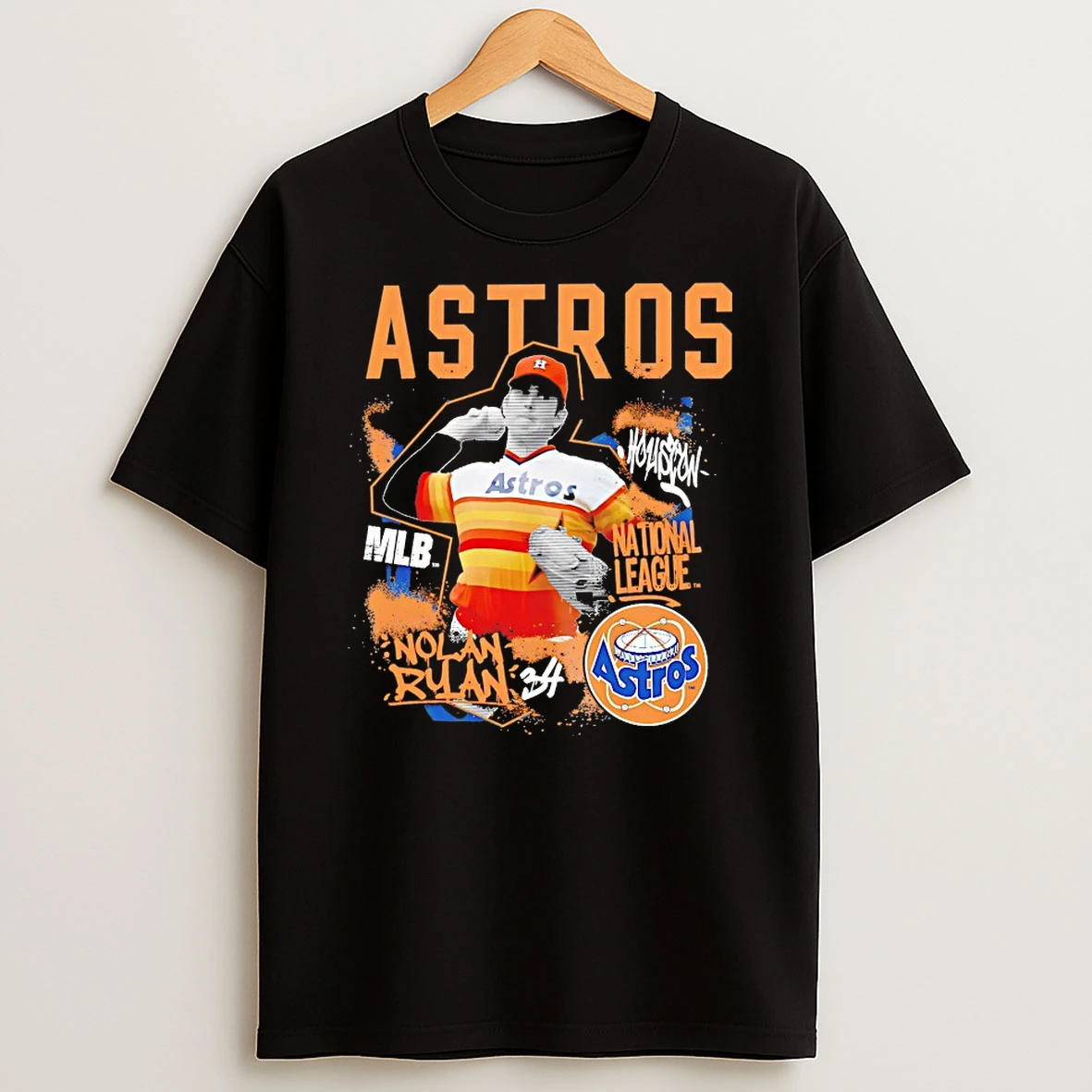 Classic Nolan Ryan Houston Astros Mlb Vintage T Shirts