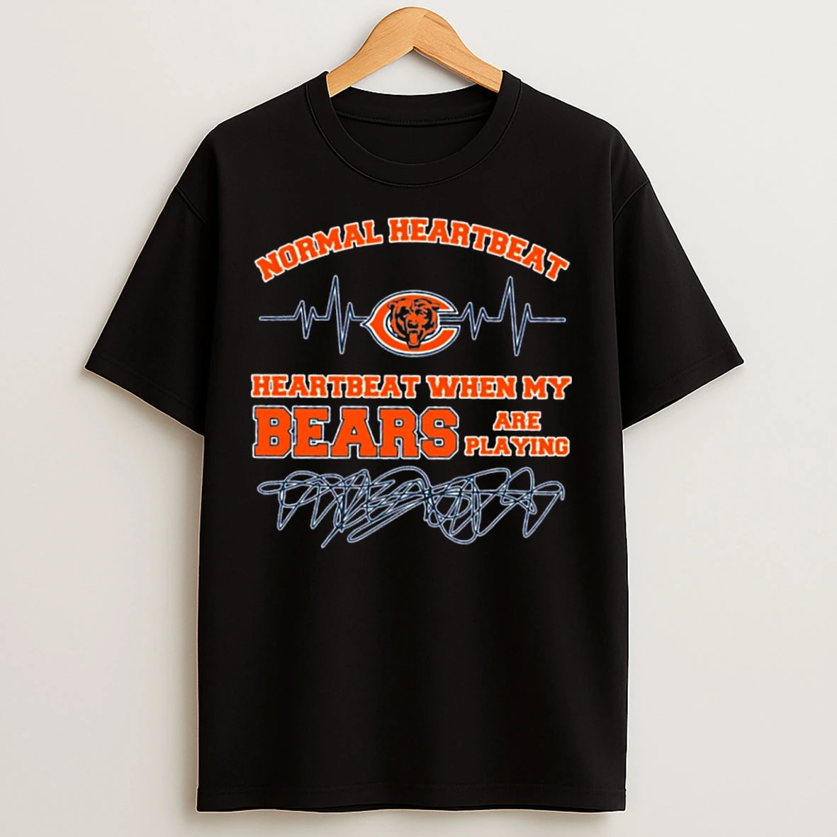 Classic Normal Heartbeat Heartbeat When My Bears Are Playing T Shirts