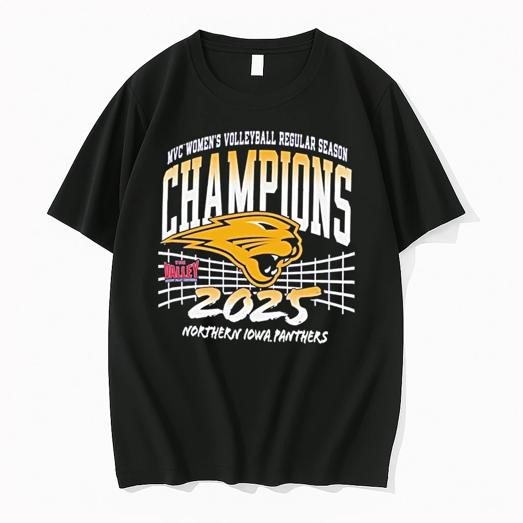 Classic Northern Iowa Panthers 2025 Mvc Womens Volleyball Champions T Shirts