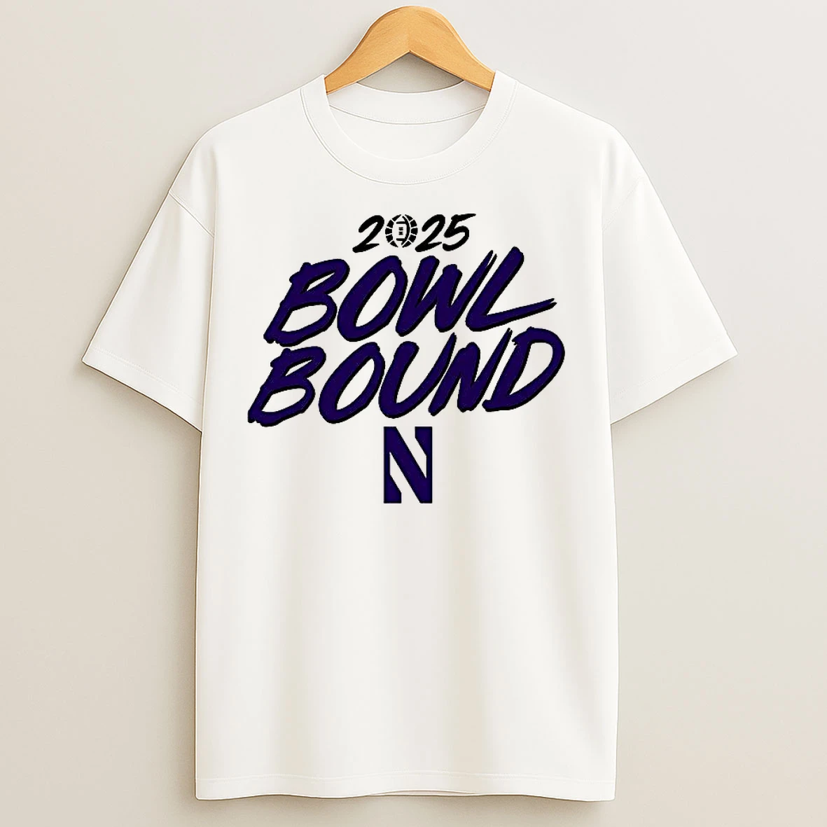 Classic Northwestern Wildcats Football 2025 Bowl Bound T Shirts
