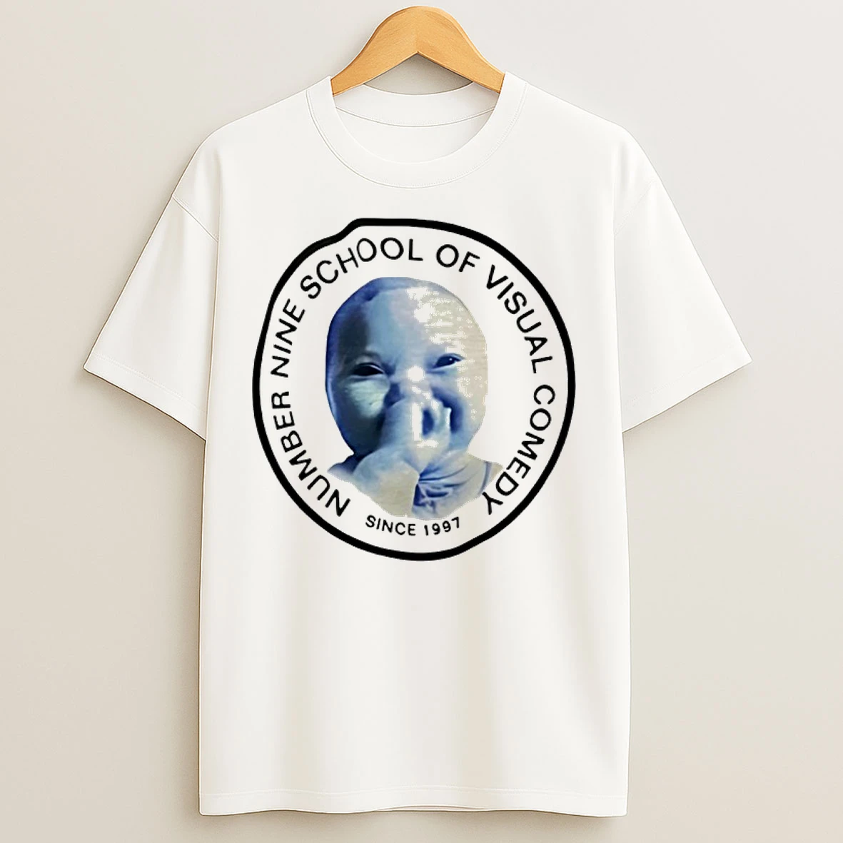 Classic Number Nine School Of Visual Comedy T Shirts