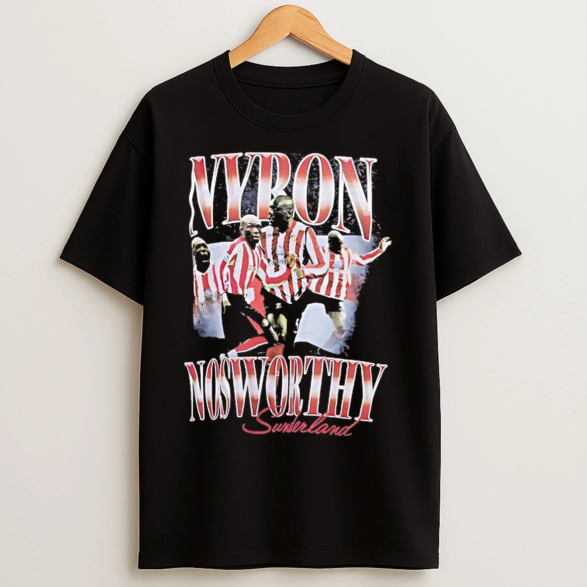 Classic Nyron Nosworthy Picture Collage Sunderland Afc T Shirts