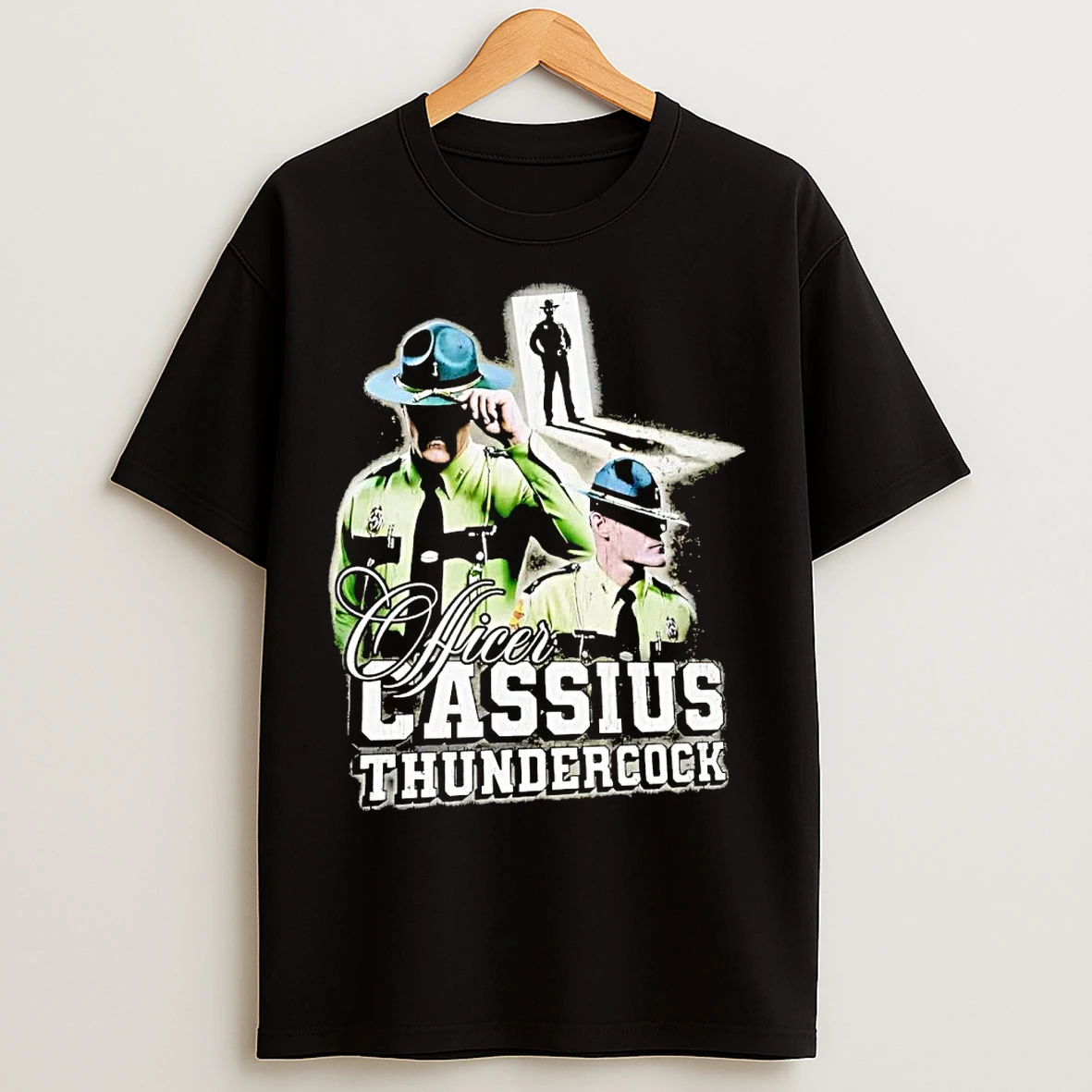 Classic Officer Cassius Thundercock T Shirts