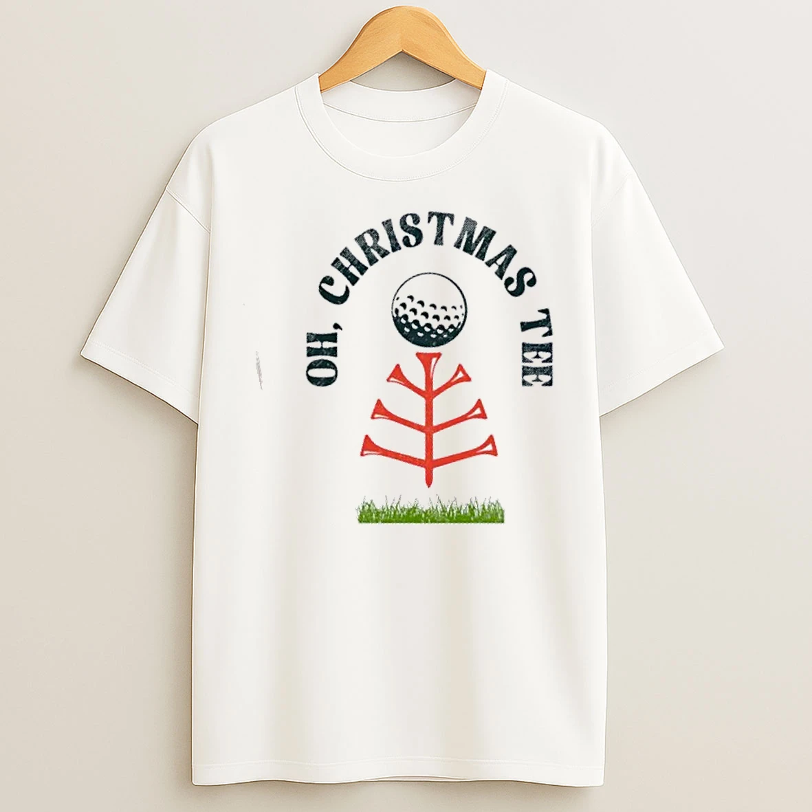 Classic Oh Christmas Golf Tree Funny T Shirts