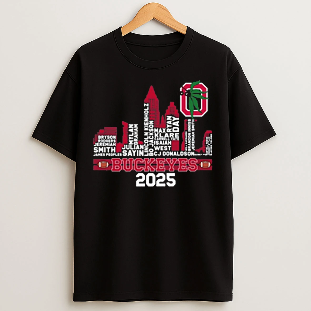 Classic Ohio Buckeye Typo 2025 Logo City Vintage T Shirts