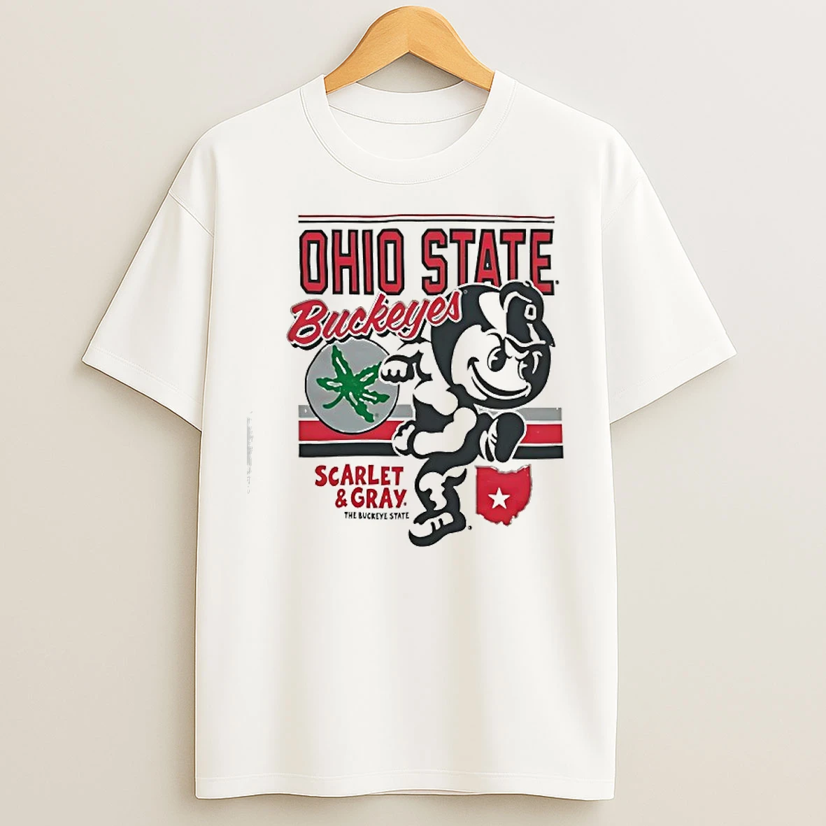 Classic Ohio State Buckeyes Scarlet And Gray 2025 T Shirts