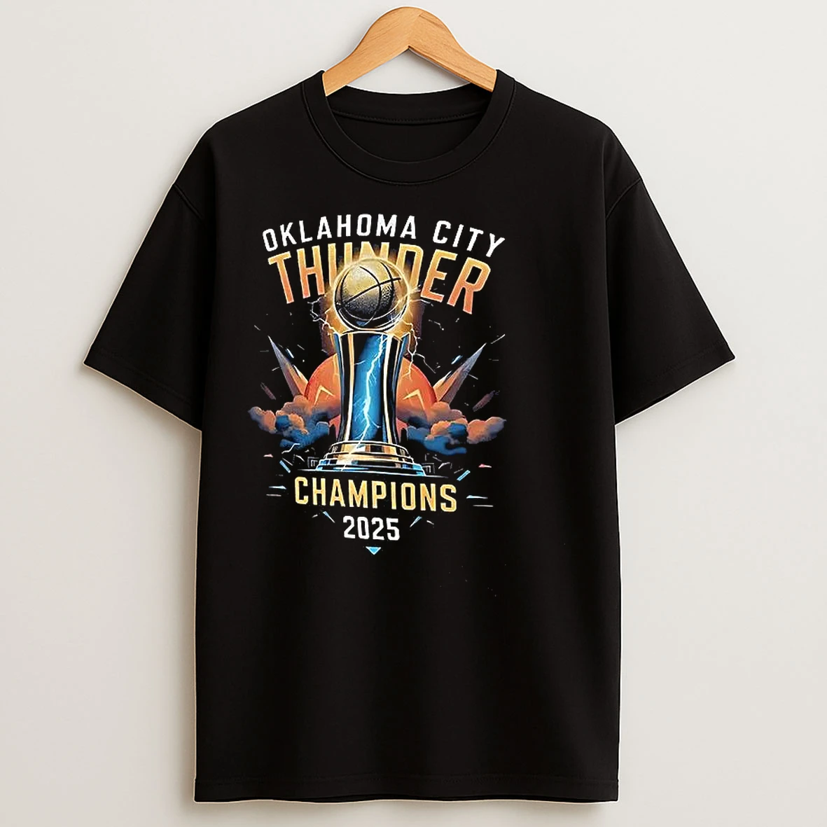 Classic Oklahoma City Thunder Champions Trophy 2025 T Shirts