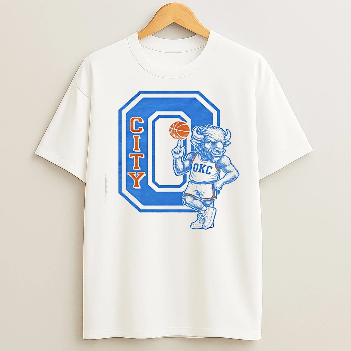 Classic Oklahoma City Thunder Mascot O T Shirts
