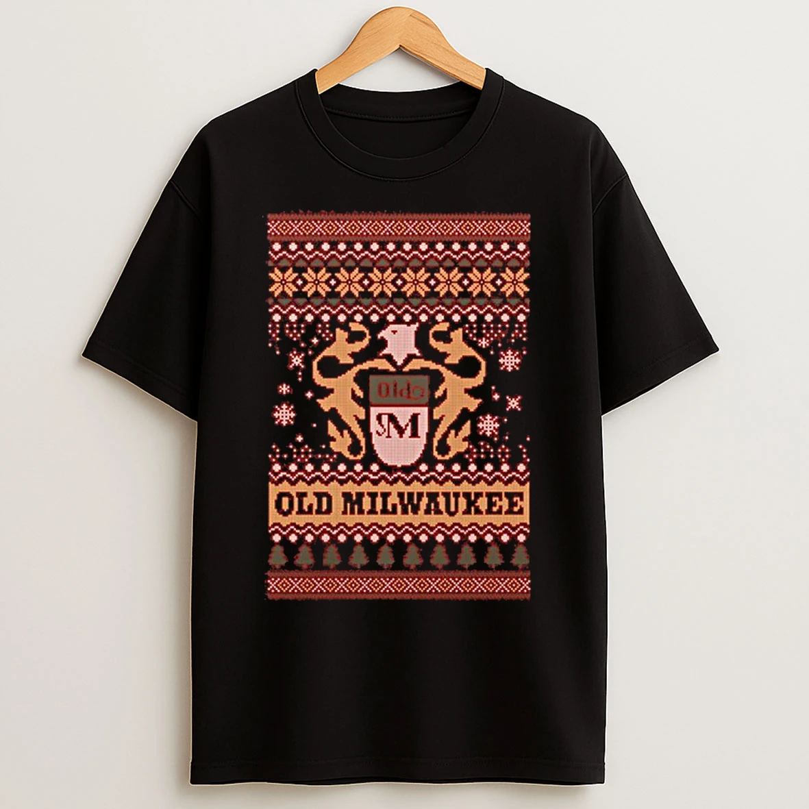 Classic Old Milwaukee Christmas Ugly T Shirts