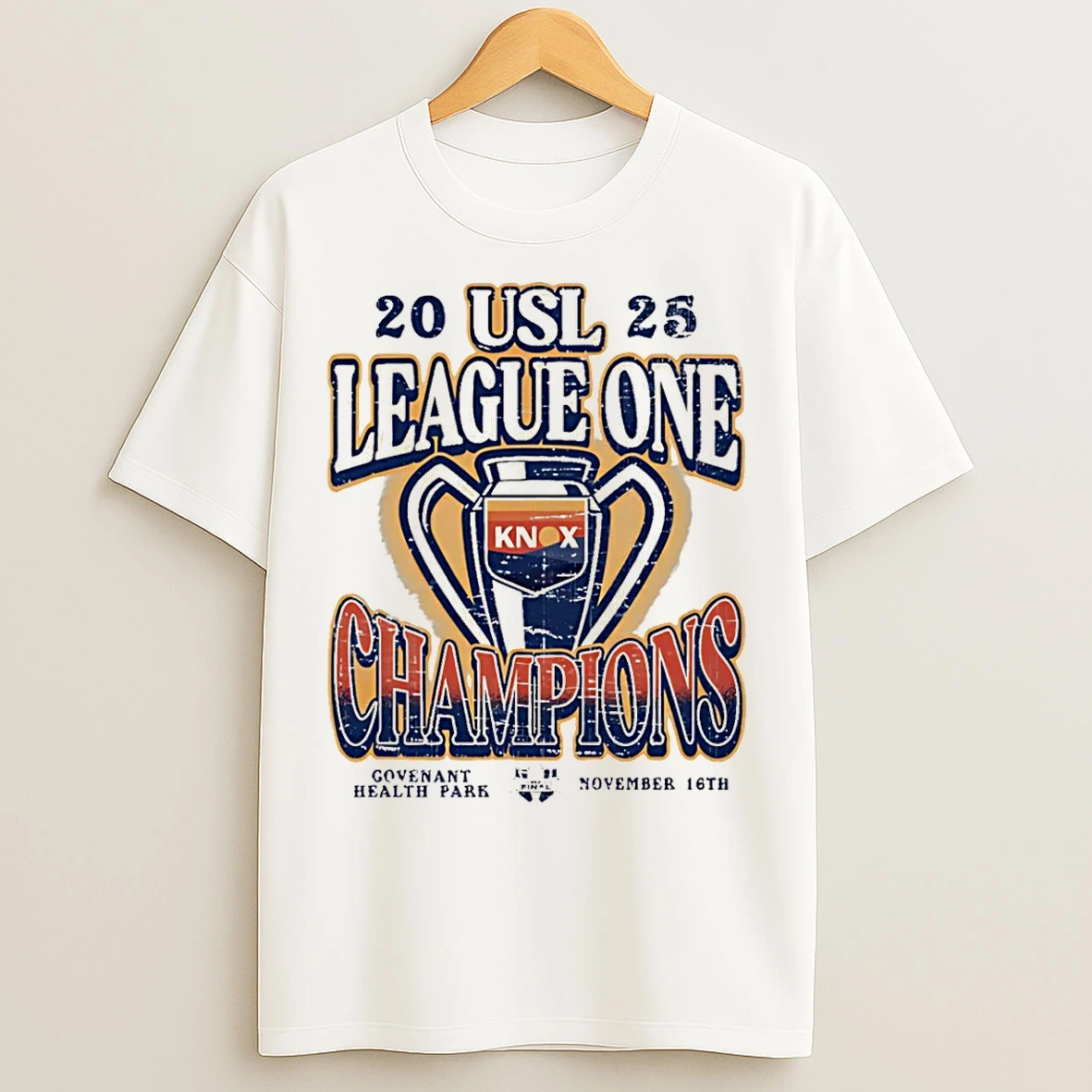 Classic One Knoxville Sc 2025 Usl League One Final Champions Trophy T Shirts