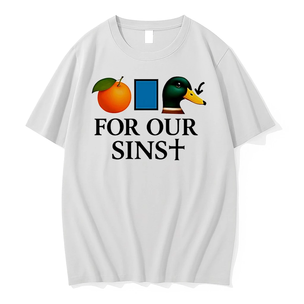 Classic Orange Duck For Our Sins T Shirts