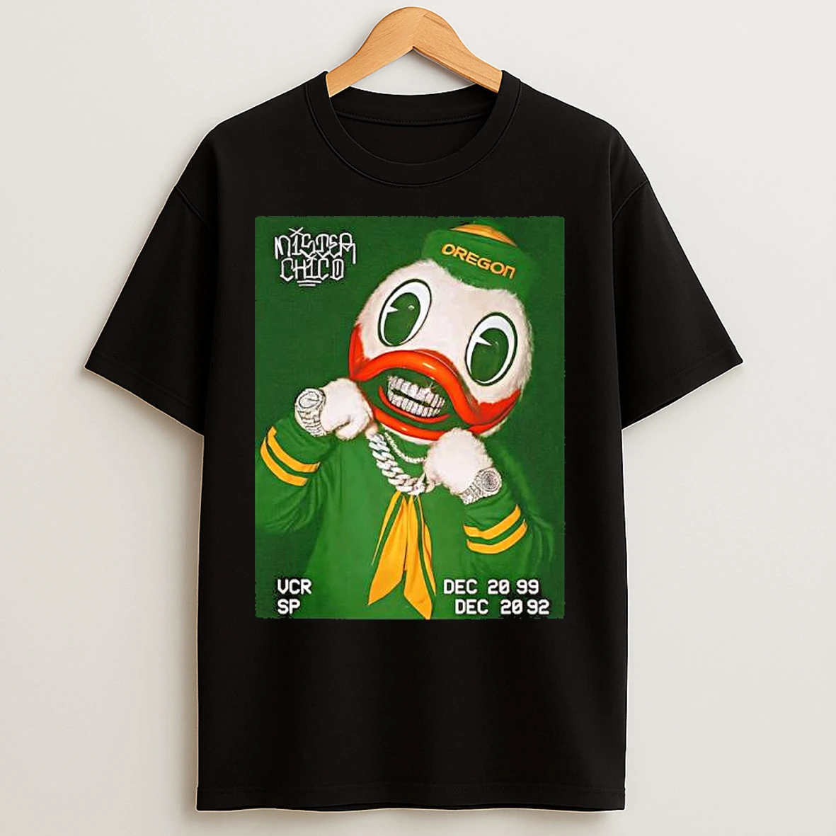 Classic Oregon Duck Mascot Diamond Graphic T Shirts