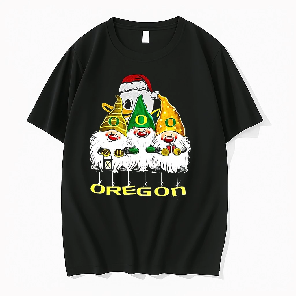 Classic Oregon Ducks Football Gnomes Christmas T Shirts