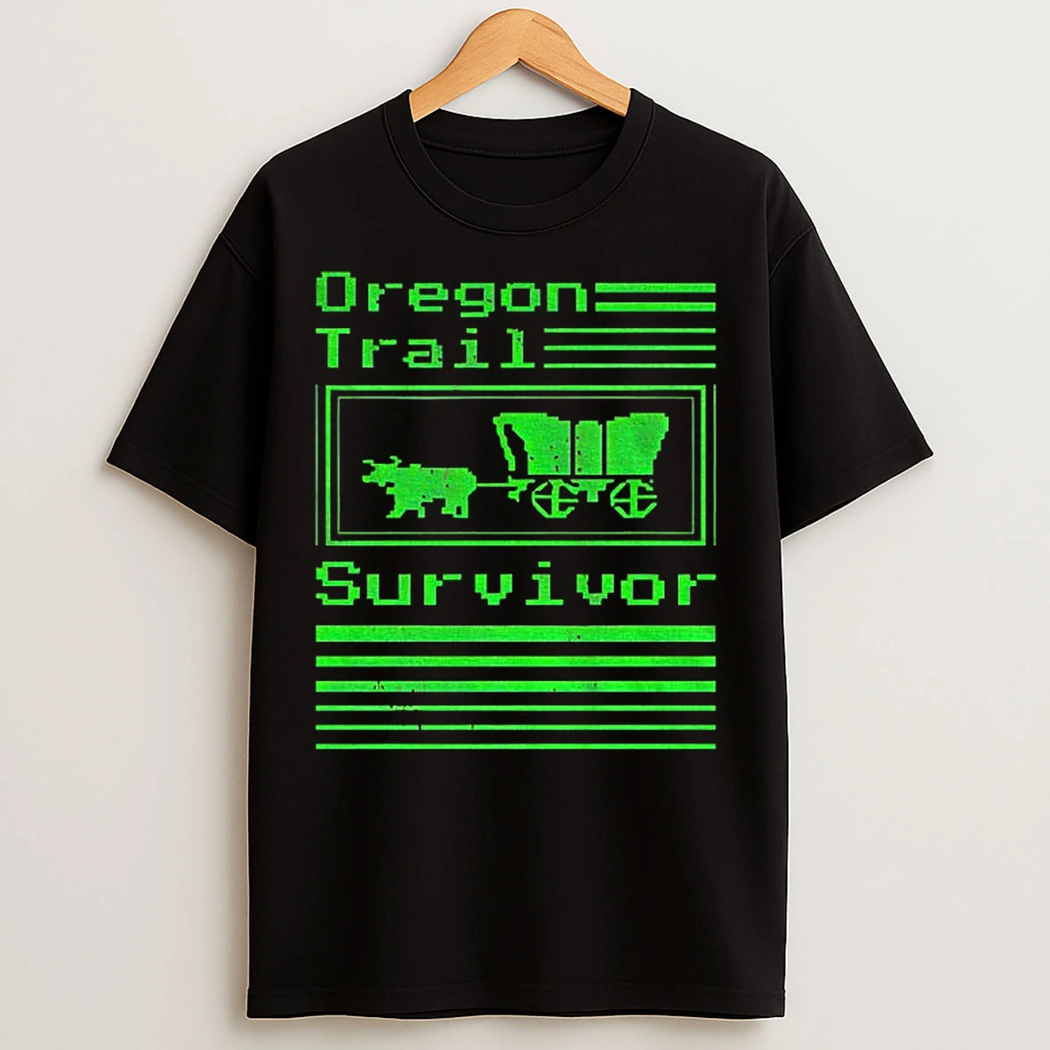 Classic Oregon Trail Survivor Merry Christmas 2025 T Shirts