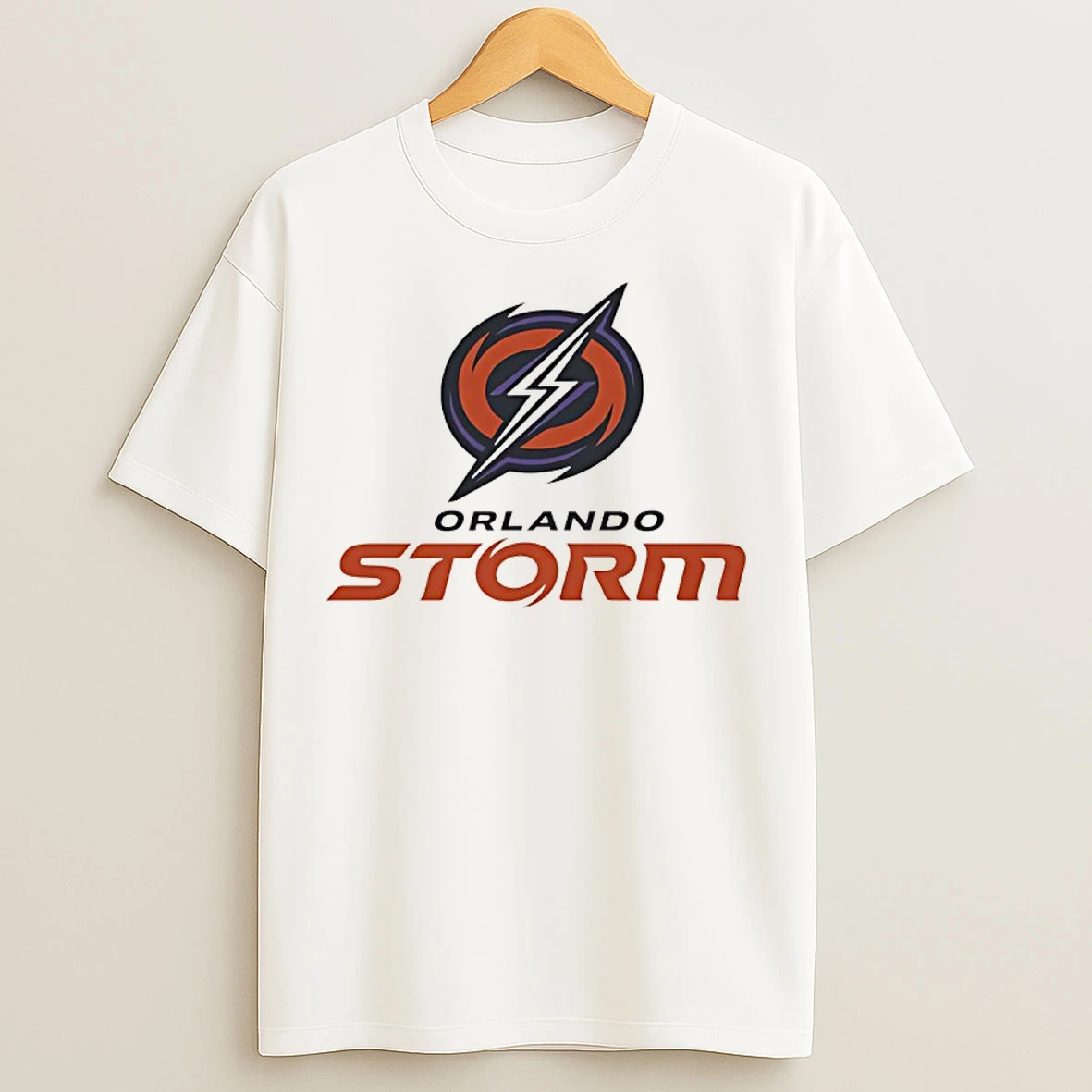Classic Orlando Storm Primary Logo T Shirts