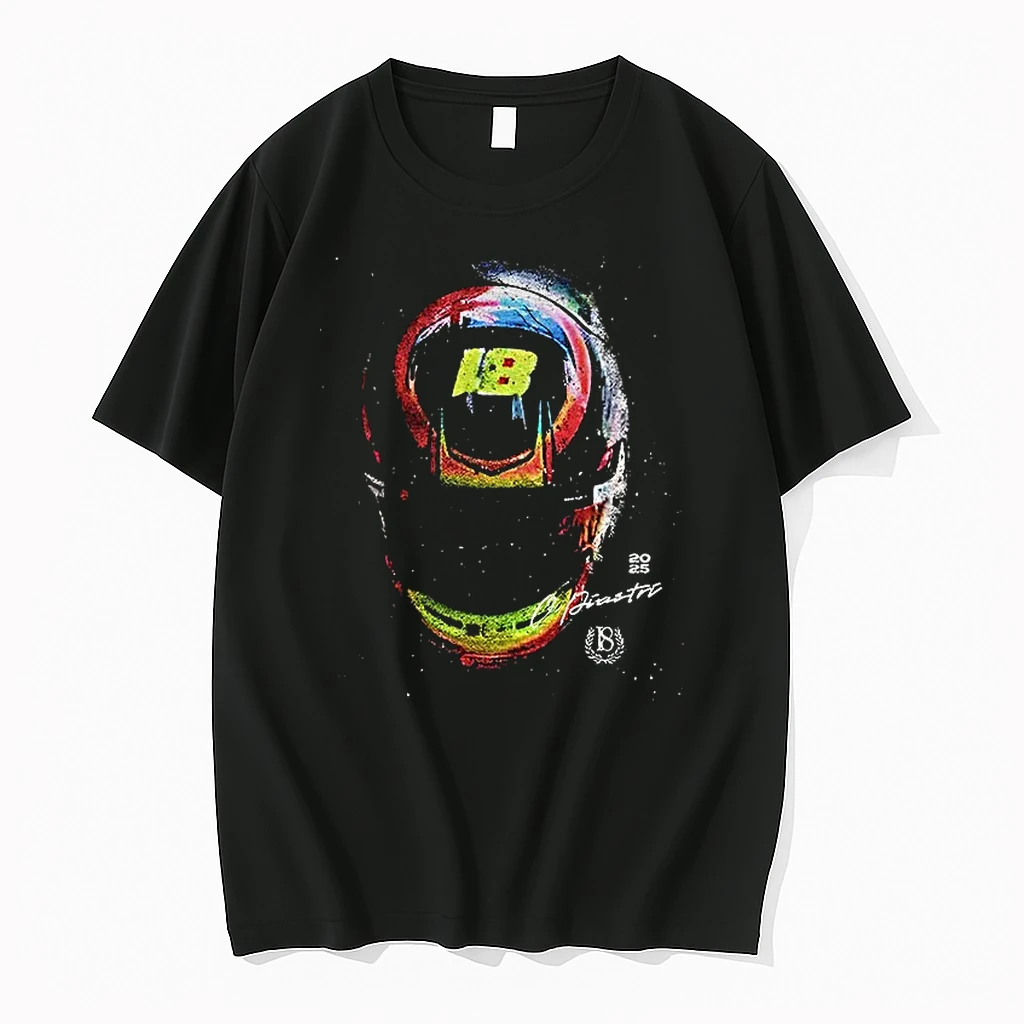 Classic Oscar Piastri F1 Helmet Graphic T Shirts