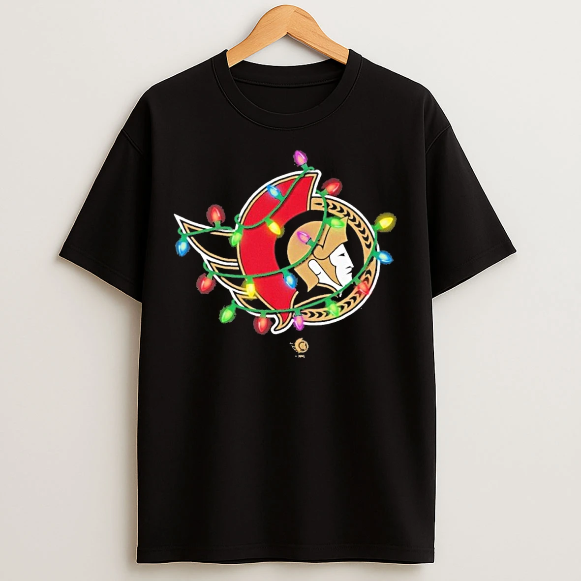 Classic Ottawa Senators Logo Lights Christmas T Shirts