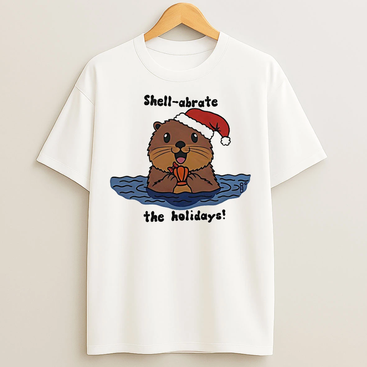 Classic Otters Shell Abrate The Holiday Christmas T Shirts