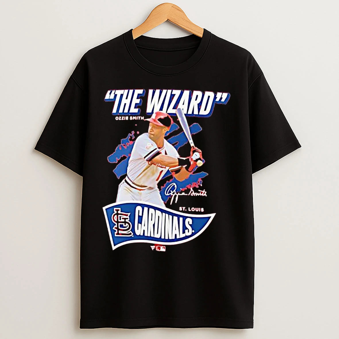 Classic Ozzie Smith St Louis Cardinals Signature The Wizard T Shirts