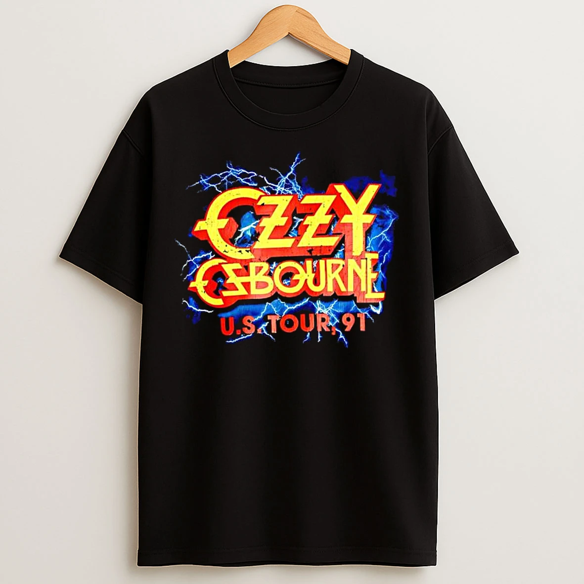 Classic Ozzy Osbourne Usa Tour 91 Graphic T Shirts