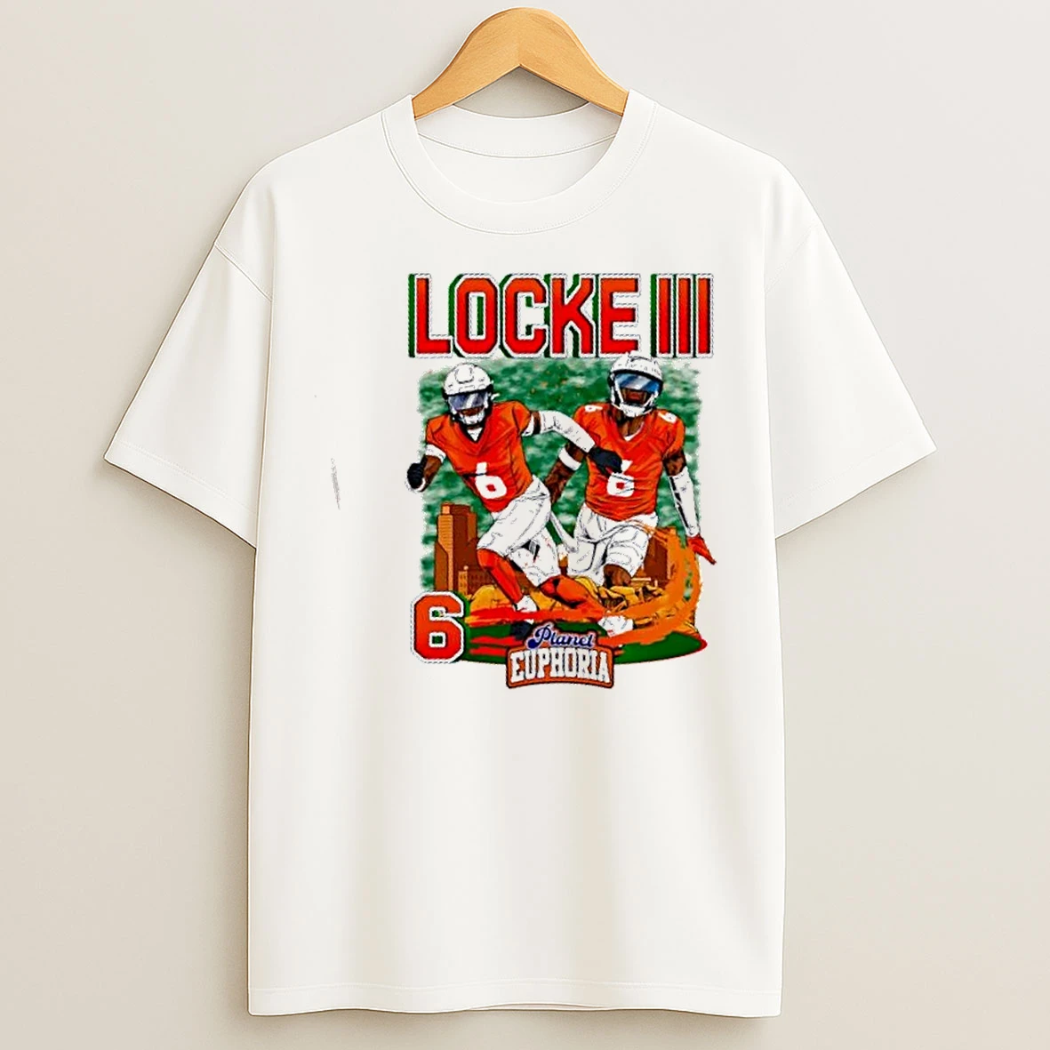 Classic Pj Locke Iii Denver Broncos Football City Graphic T Shirts