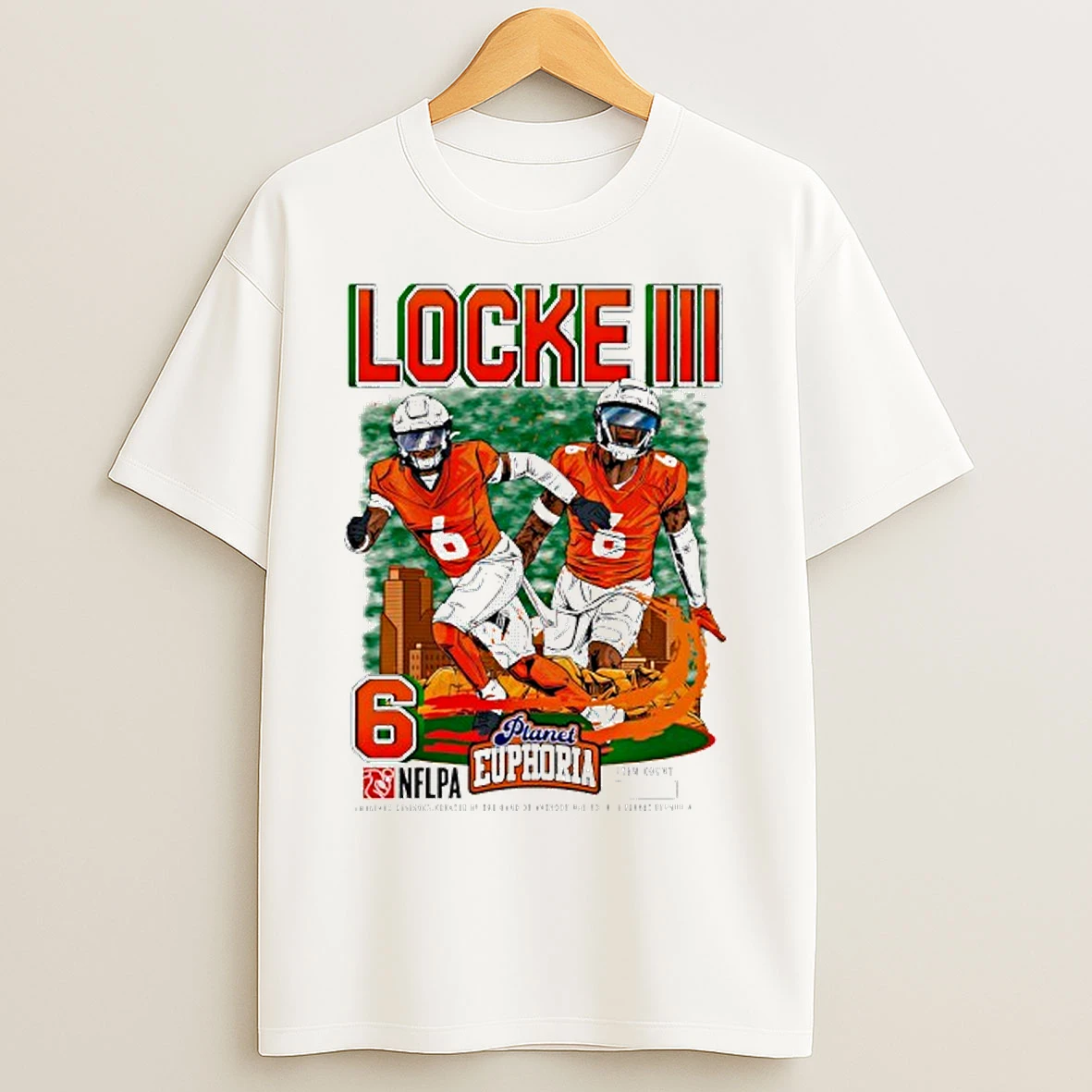 Classic Pj Locke Iii Denver Broncos Nflpa T Shirts