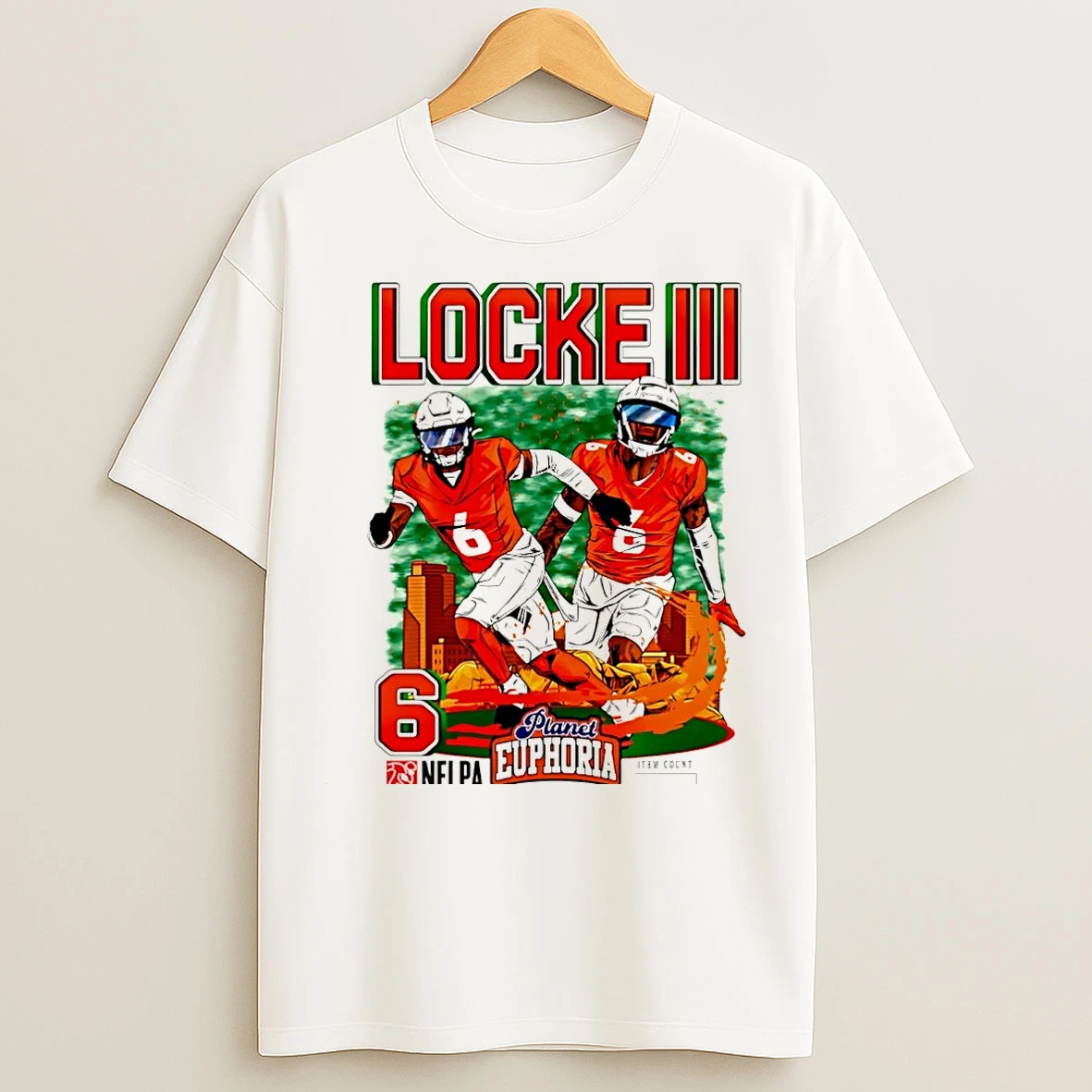 Classic Pj Locke Iii Denver Broncos City Skyline Comic Christmas T Shirts