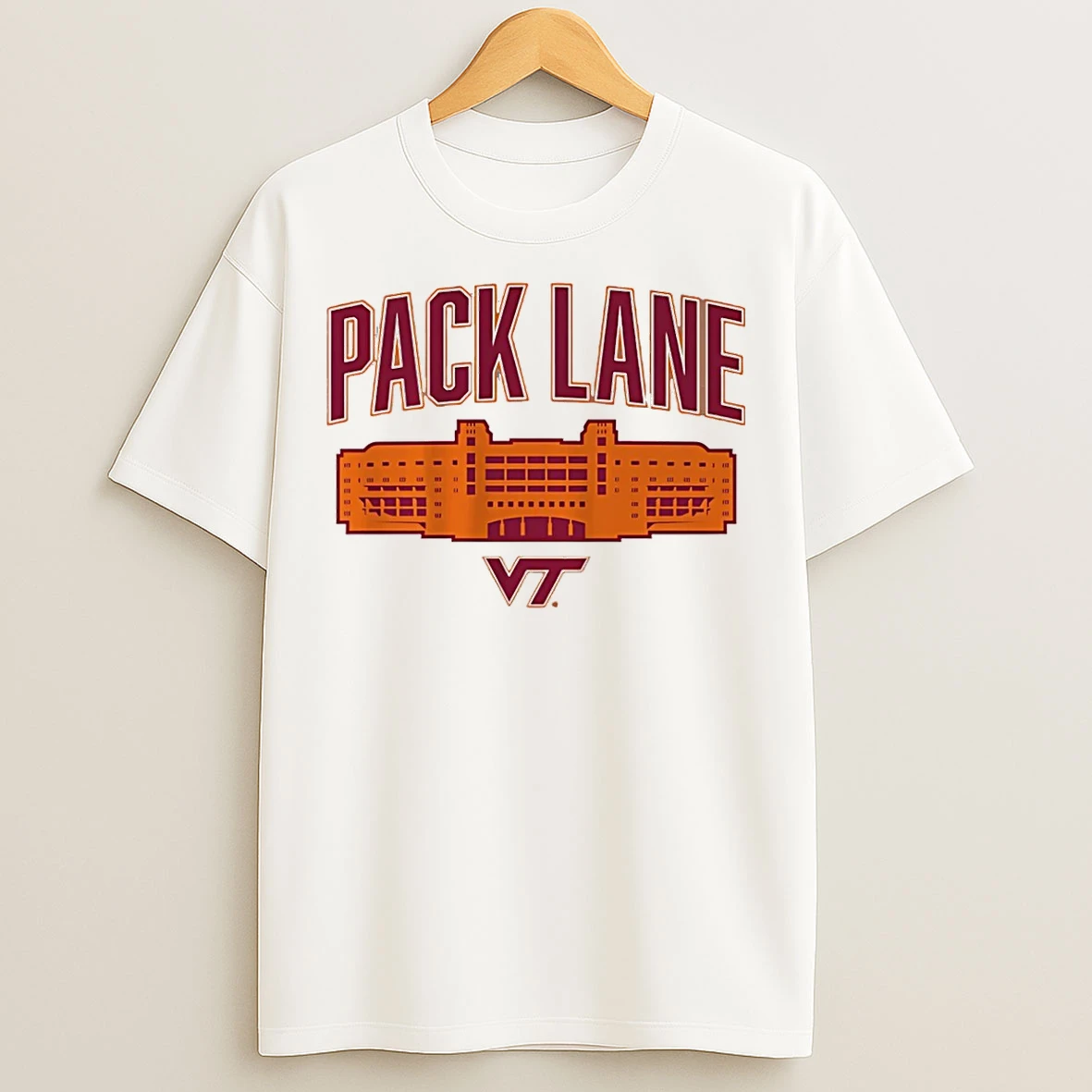 Classic Pack Lane Virginia Tech Hokies Football T Shirts