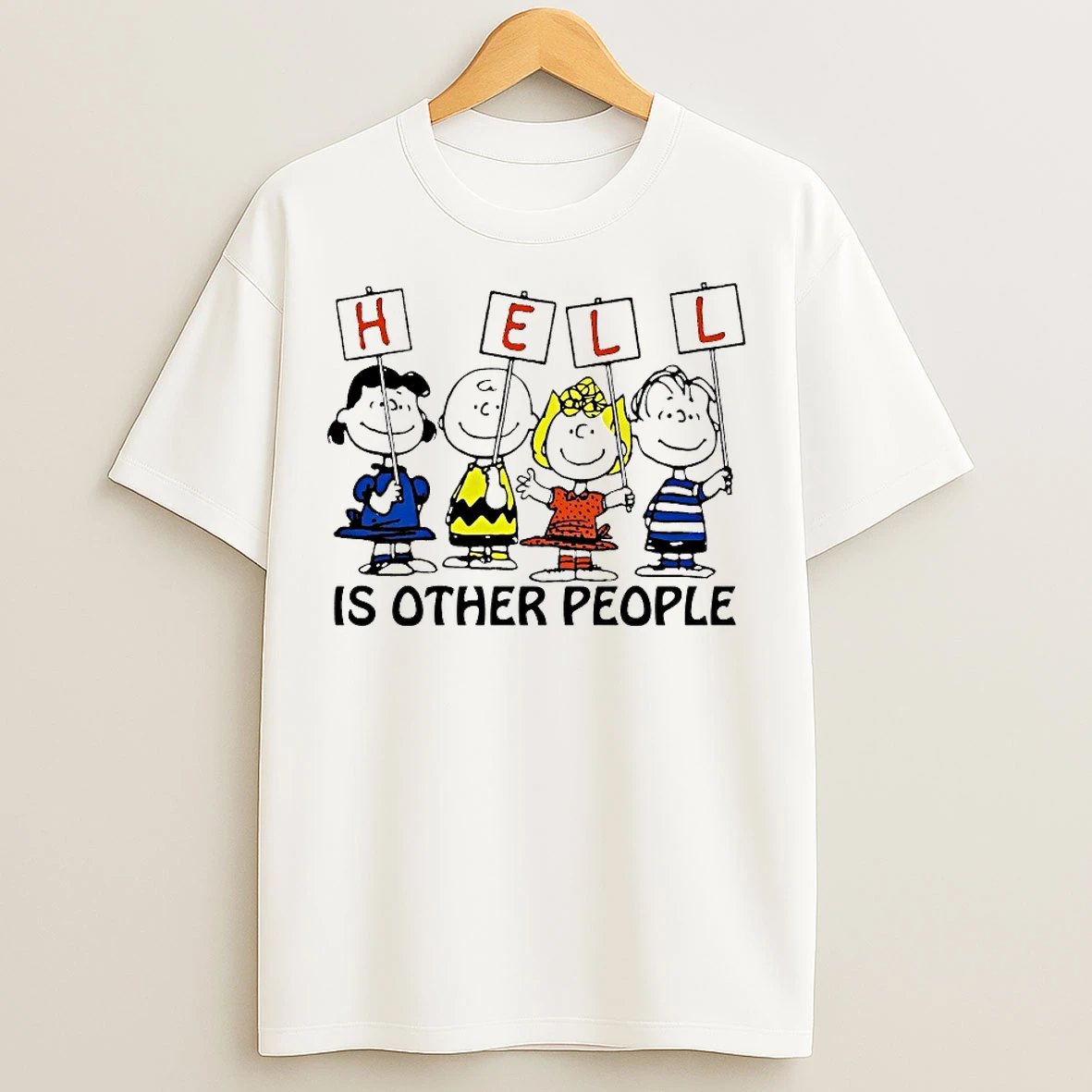 Classic Peanut Hell Is Other People T Shirts