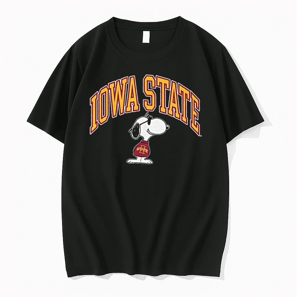 Classic Peanuts X Iowa State Joe College T Shirts